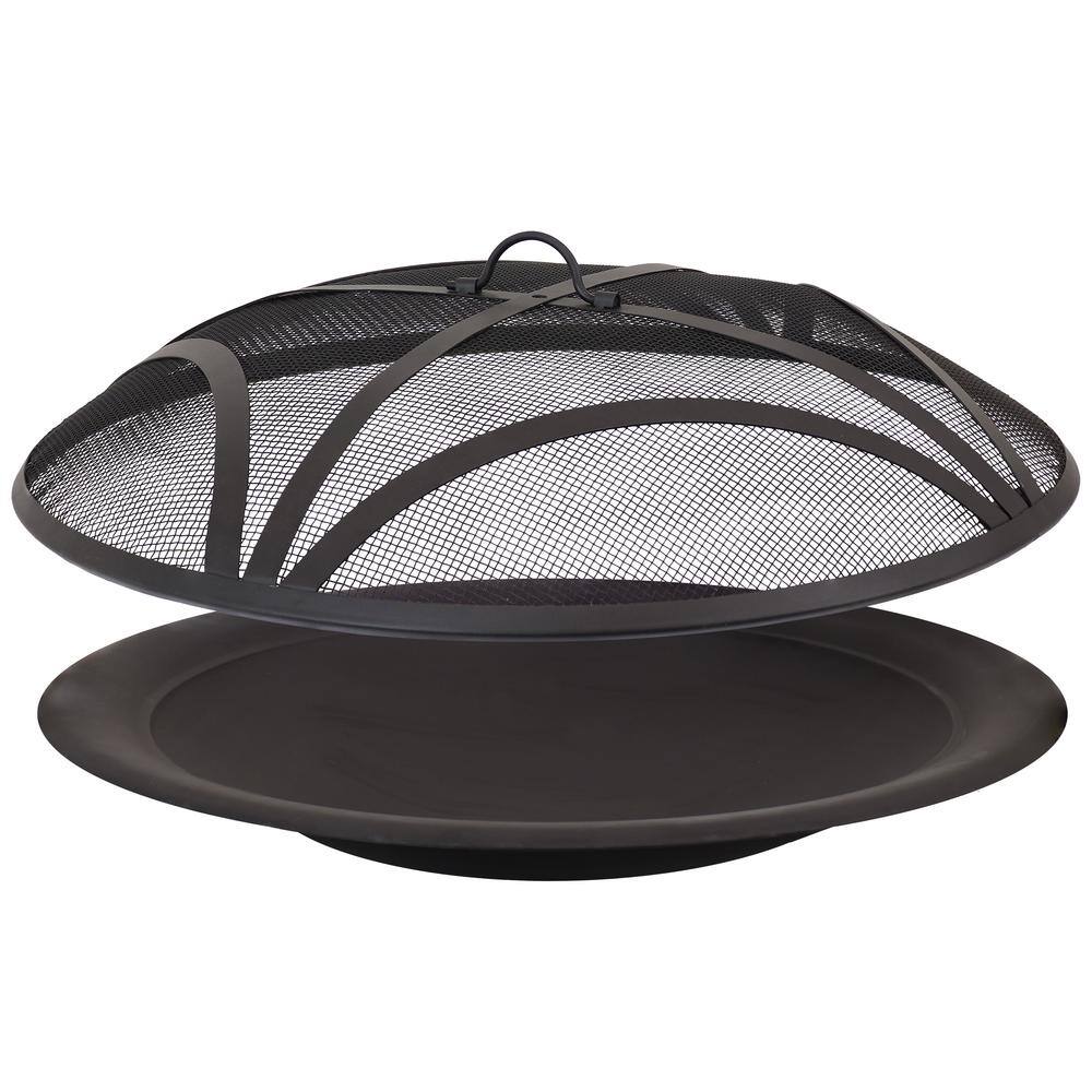 Sunnydaze Decor 39 in. Classic Elegance Replacement Fire Pit Bowl with Spark Screen NB190913