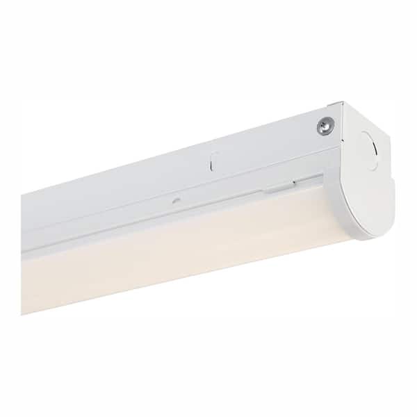 EnviroLite 4 ft. White Integrated LED MV 4,000 Lumen Linear Strip Light, 4000K, 300-Watt Equivalent