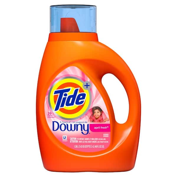 Tide 46 oz. April Fresh Liquid Laundry Detergent with Downy (29 Loads)