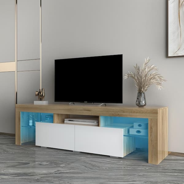 Selsey HUGO – Modern TV Unit/TV Cabinet (140cm, Lancaster Oak