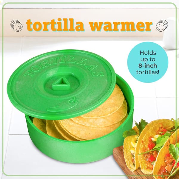 TACO TUESDAY Taco Kit with Tortilla Warmer, 3 Salsa Bowls, 4-Set
