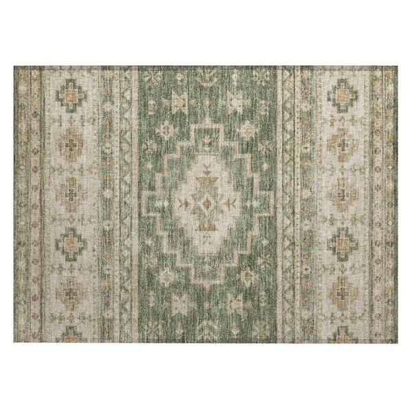 Chantille Machine Washable Indoor/Outdoor Abstract ACN3125 Fern 2 ft. x 3 ft. Accent Rug