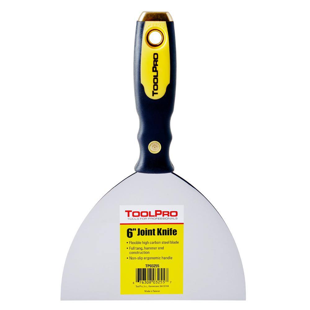 ToolPro TP03255 6-in x 6-in Steel Joint Knife