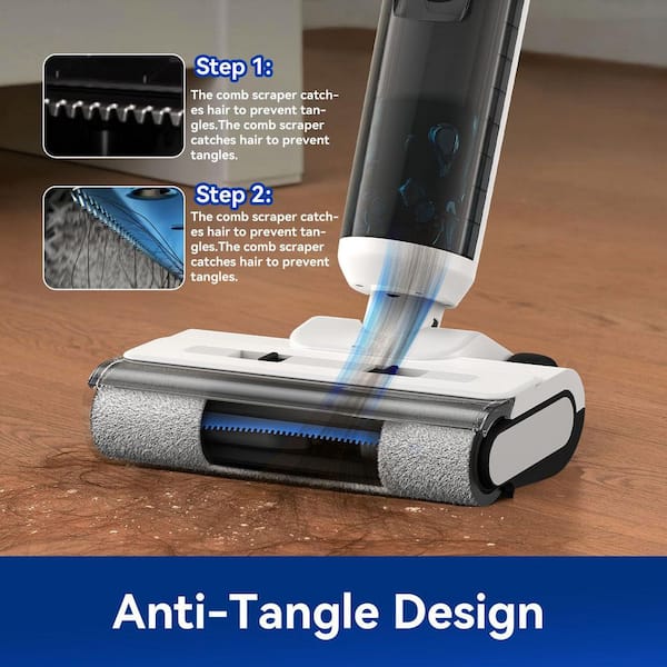 LAIFUCAM Residential Corded Hard Floor Wet Dry Vacuum in Gray with