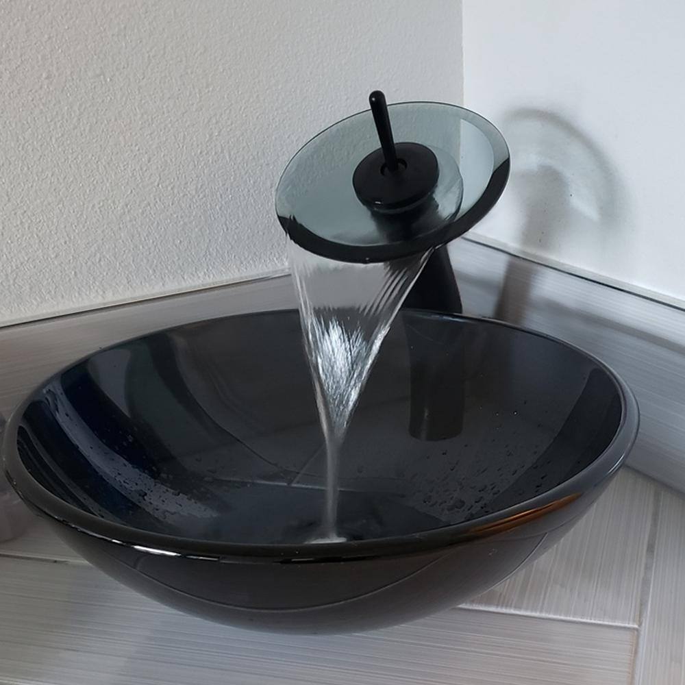 Matte Black Brass Universal Bathroom Sink Pop-Up Drain