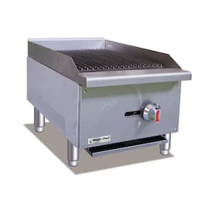 16 in. Commercial Countertop Radiant Charbroiler in Stainless Steel
