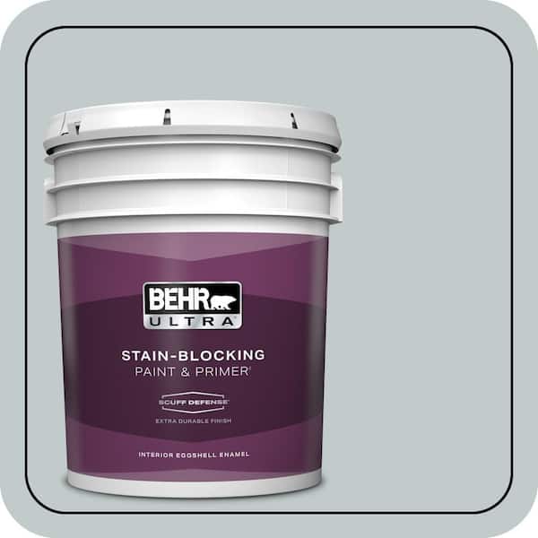 BEHR ULTRA 5 gal. #730E-3 River Rock Extra Durable Eggshell Enamel Interior Paint & Primer
