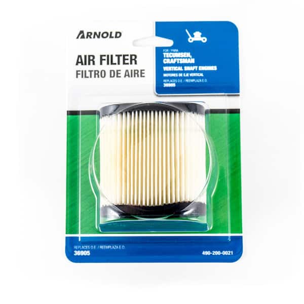 Arnold Replacement Air Filter for Tecumseh and Craftsman Vertical Shaft Engines Replaces OE# 36905