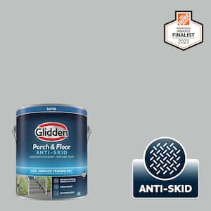 1 gal. PPG10-15 Quest Satin Interior/Exterior Anti-Skid Porch and Floor Paint with Cool Surface Technology