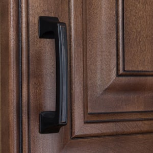 3 in. Center-to-Center Oil Rubbed Bronze Deco Base Cabinet Pulls (10-Pack)