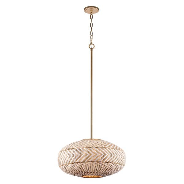 Crystorama 00633779095795, Zanzibar 4-Light Soft Gold Pendant-Light