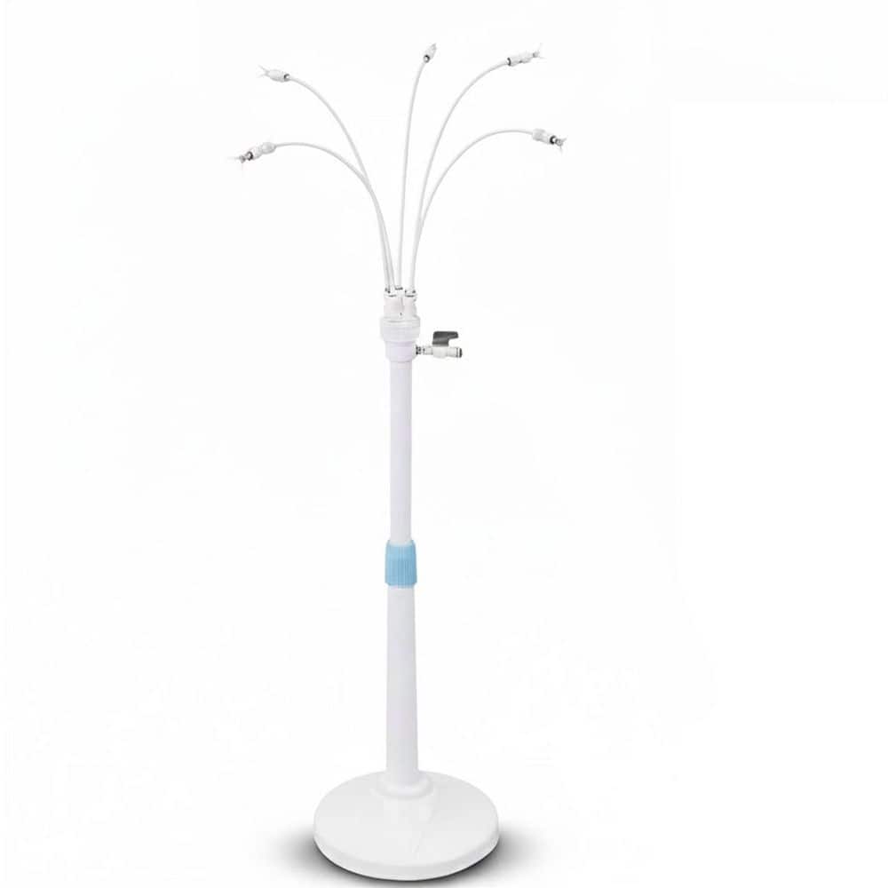 Outdoor Patio Standing Misting Cooling System Kit Adjustable Height with 5 Brass Nozzles for Garden Pool BBQ price history on PriceWatchPro