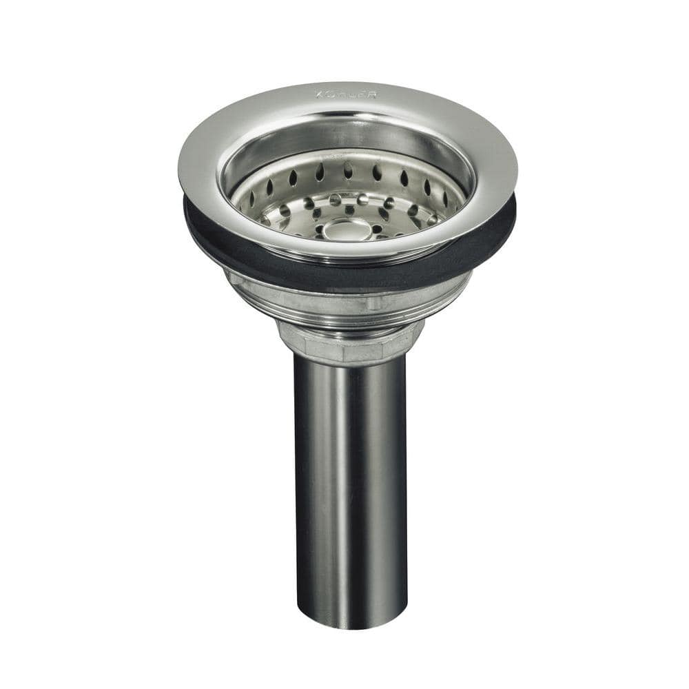 KOHLER 4-1/2 in. Sink Strainer in Polished Chrome K-8813-CP - The