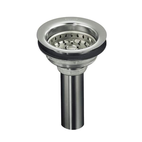 KOHLER 4-1/2 in. Sink Strainer in Polished Chrome