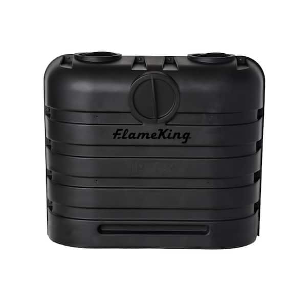 Flame King Heavy Duty Dual 30 lbs. Black Propane Tank Cover for RV, Camper  and Travel Trailer YSN-PCC-RV30 - The Home Depot