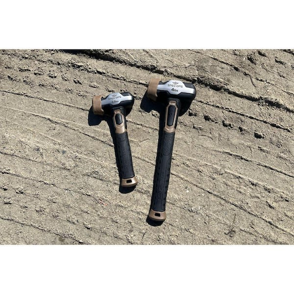 SPEC OPS Engineering Hammer, 4 lbs. Sledge Hammer w/ Removable