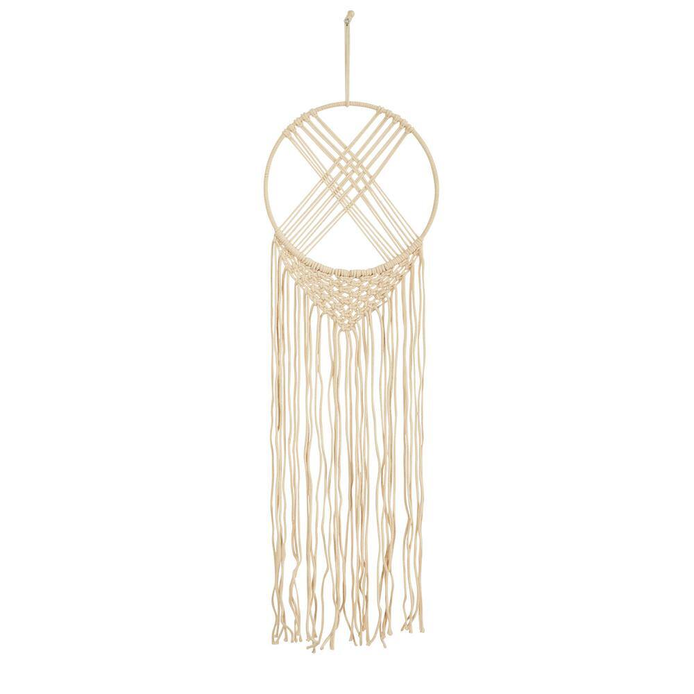 Nearly Natural 2.5' x 2' Hand Woven Macrame Wall Hanging Decor