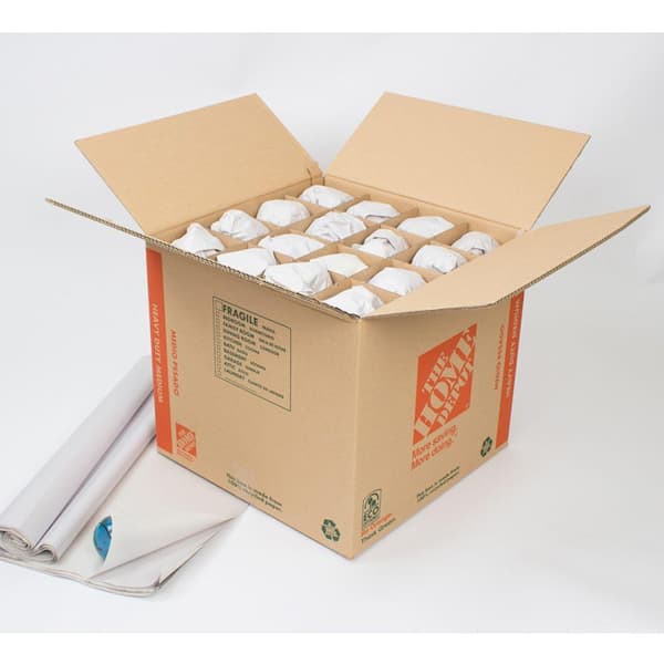 6 pcs Cardboard Moving Box Dividers Cardboard Boxes Glass Dividers