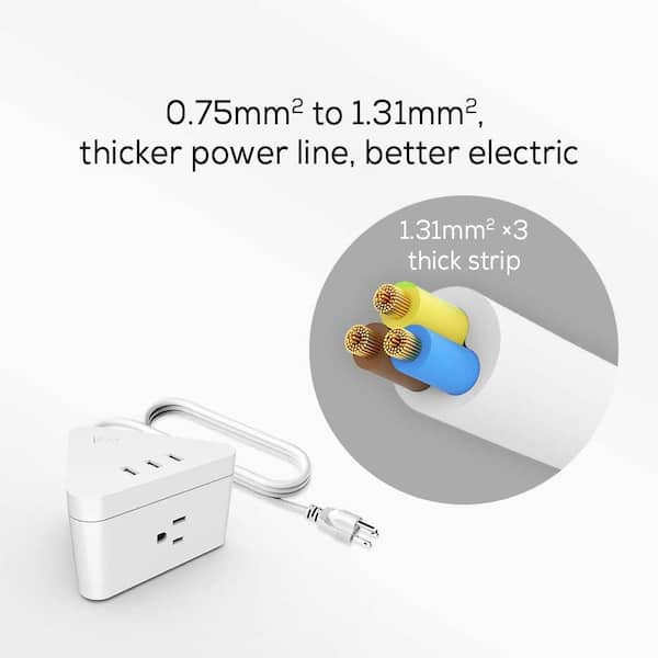 ProMounts 2 Outlet, 2 USB-A Smart Plug, Smart Home Wifi Outlet, Remote App  Control 