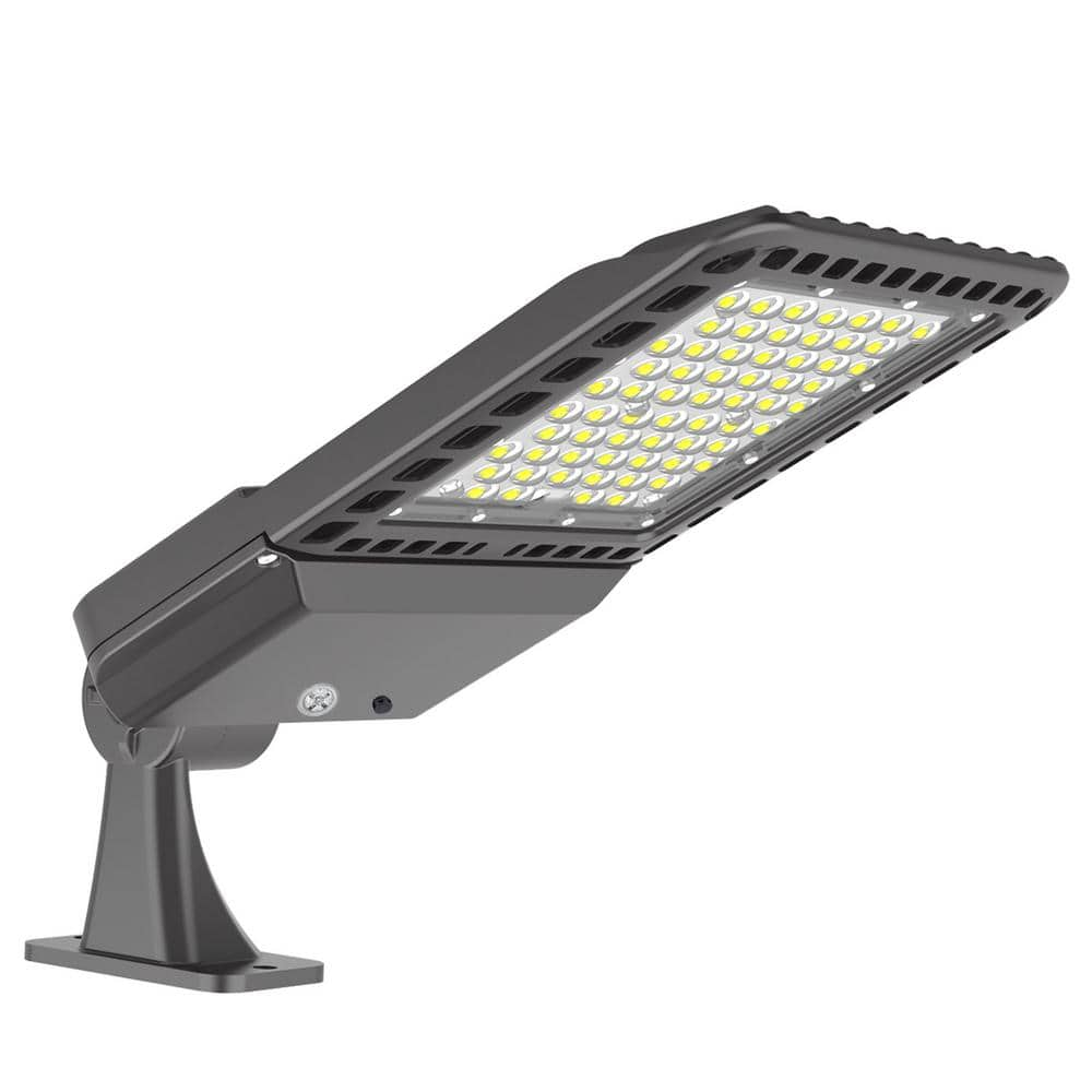 Reviews For Wyzm 1500 Watt Equivalent 300 Watt Integrated Led Bronze Parking Lot Area Light