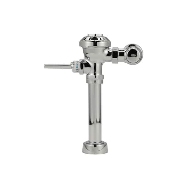 Zurn AquaVantage AV Exposed Manual Diaphragm Flush Valve with 1.6/1.1 GPF Dual-Flush Function in Chrome