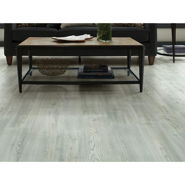 Highland Graphite 20 MIL X 7 in. W X 48 in. L Waterproof Click Lock Vinyl Plank Flooring (27.73 sq. ft./ case )