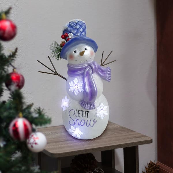 Blue Shine　Snow Man Holiday Living 44-Inches Freestanding Snowman Free standing