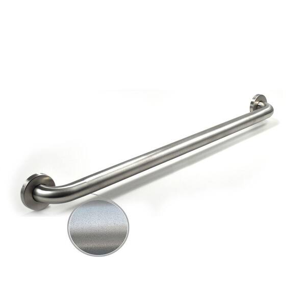 WingIts Premium Series 42 in. x 1.5 in. Grab Bar in Satin Peened Stainless Steel (45 in. Overall Length)