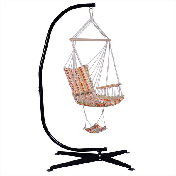 6 8 Ft Metal C Frame Hammock Stand, C Frame Hammock Chair Stand