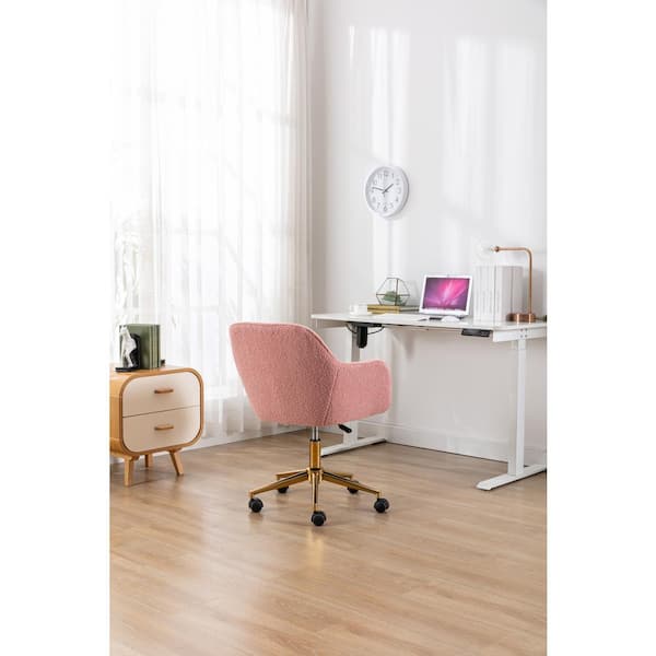 Home 2 Office Pink Fabric Polyester Upholstered Ottoman HO-W06