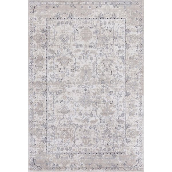 Unique Loom Central Portland Rug, Ivory (2' 2 x 3' 0)