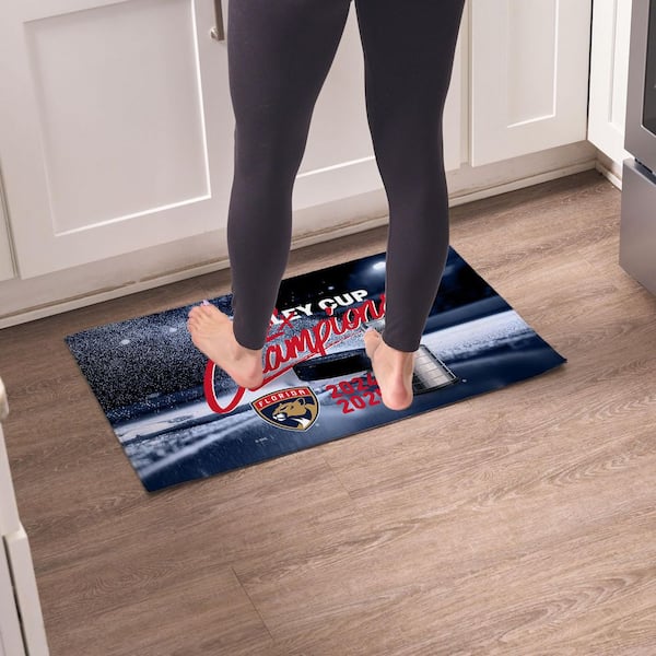 Florida Panthers NHL Champion Multicolor Indoor Washable Rug 20x32 inches