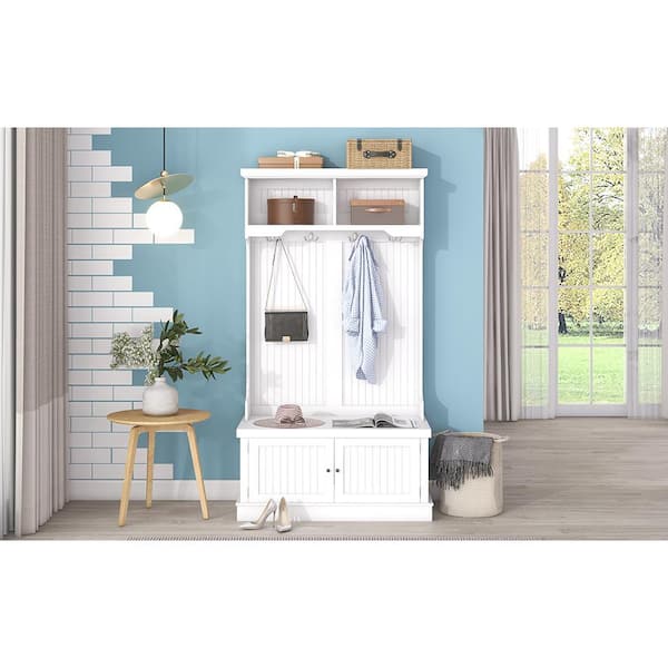 White best sale hall cupboard