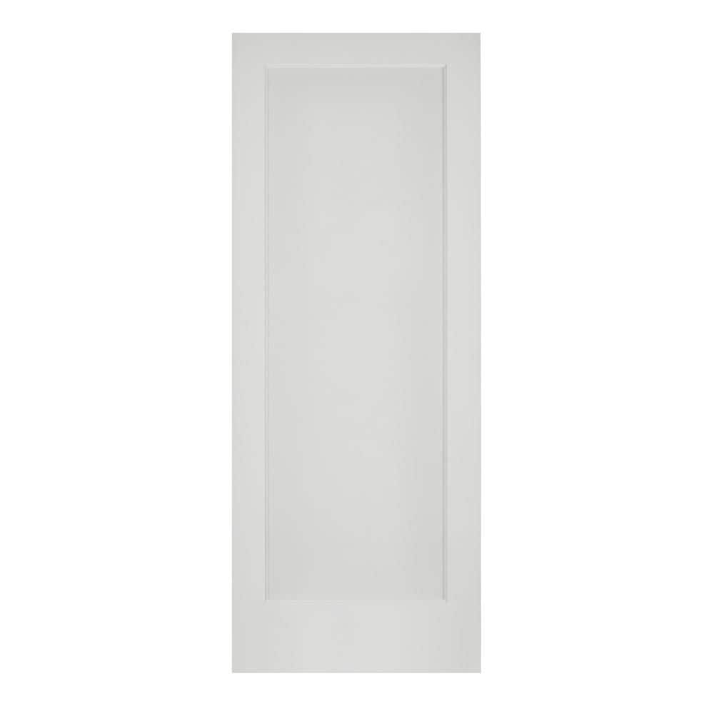 Ovolo Bead 28 in. x 80 in. 1-Panel Solid Wood Core White Primed Smooth MDF Interior Door Slab price history on PriceWatchPro