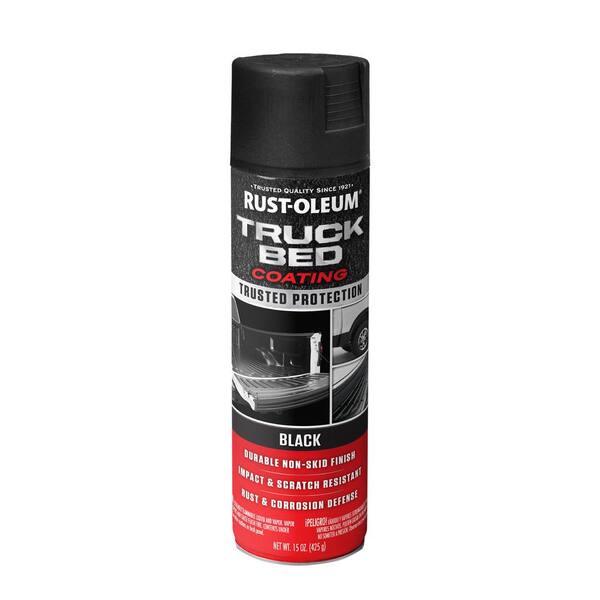 thumbnail interactive-video image 1 of Rust-Oleum 248914 Truck Bed Coating Spray – 15 Oz Black – 6 Pack 1 of 3