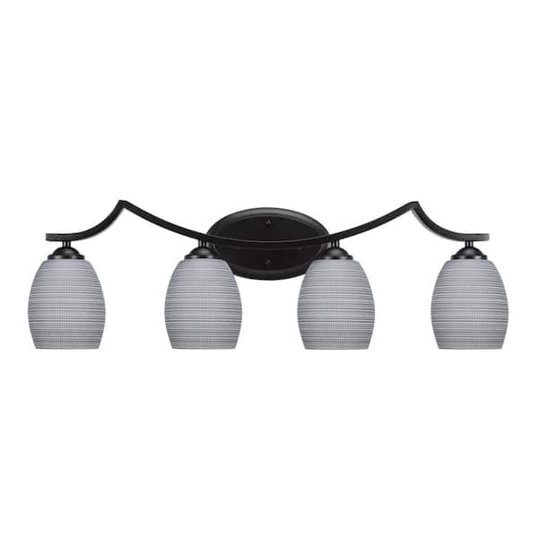 Unbranded Cleveland 7.5 in. 1-Light Matte Black Vanity Light