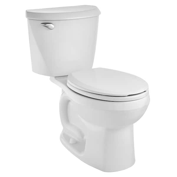 Reliant Two-Piece 1.28 GPF Single Flush Round Standard Height Toilet with Slow-Close Seat in White
