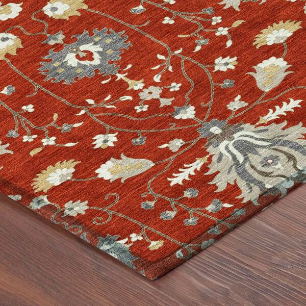 Chantille Machine Washable Indoor/Outdoor Abstract ACN2842 Red 2 ft. x 3 ft. Accent Rug