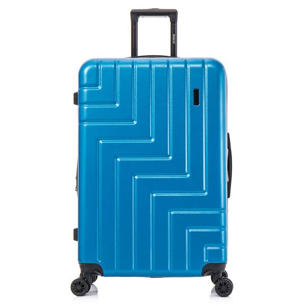 DUKAP Zahav Light-Weight 28 in. Teal Hardside Spinner Luggage Roller Suitcase