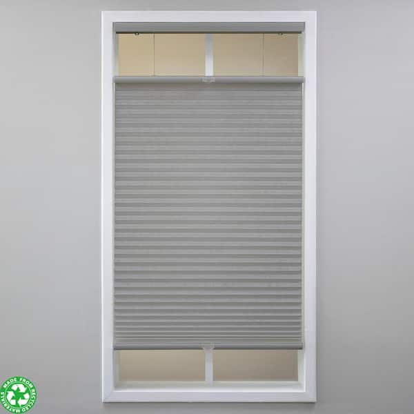 Eclipse Anchor Gray Cordless Light Filtering Polyester Top Down Bottom Up Cellular Shades - 44.5 in. W x 72 in. L