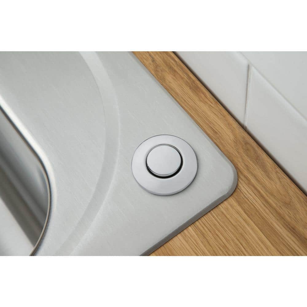 Moen Chrome Garbage Disposal Air Switch Controller with Stainless Buttons
