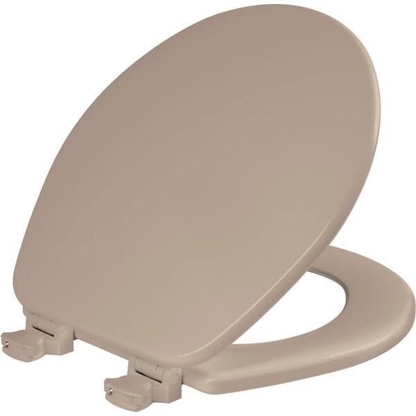 Church Lift-Off Round Closed Front Toilet Seat in Fawn Beige