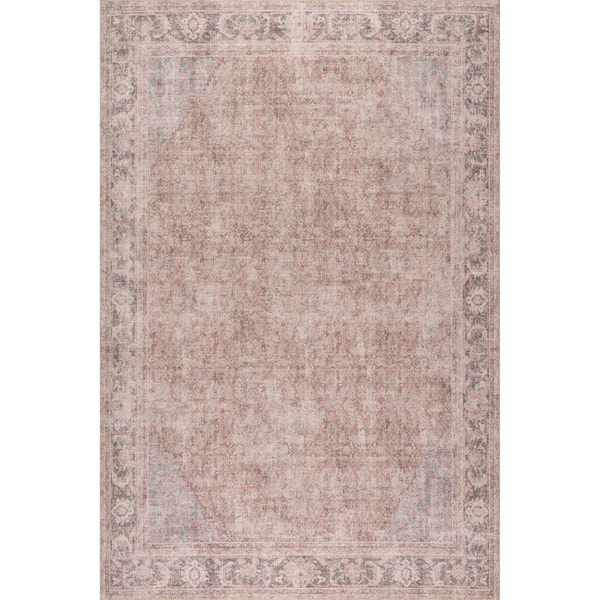 Hillstone Collection Traditional Vintage Medallion Cataleya Beige 10 ft. x 13 ft. Area Rug