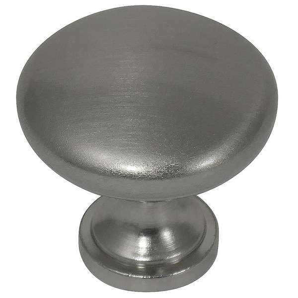 Laurey Steel Hollow 1-3/8 in. Satin Nickel Round Cabinet