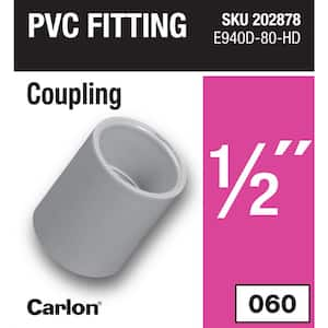 1/2 in. PVC Standard Coupling