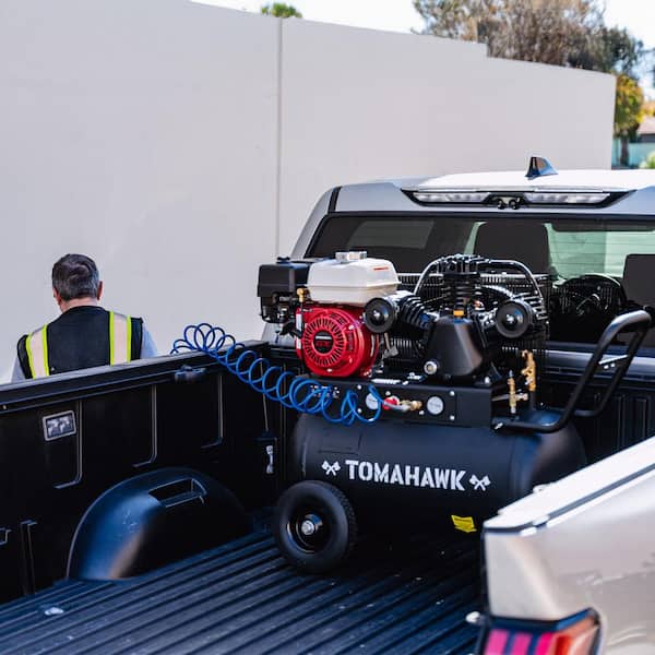 Tomahawk Power 20 Gal. 175 PSI Portable Gas-Powered Air Compressor