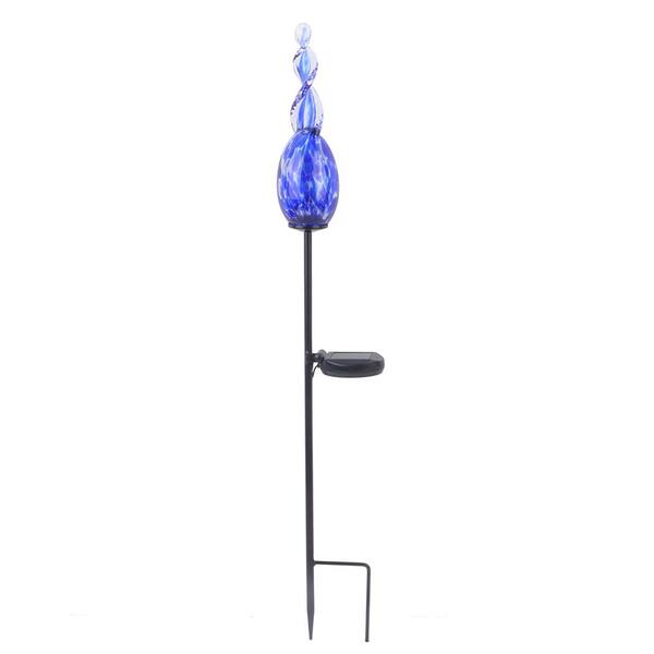 solar flame stake light home depot