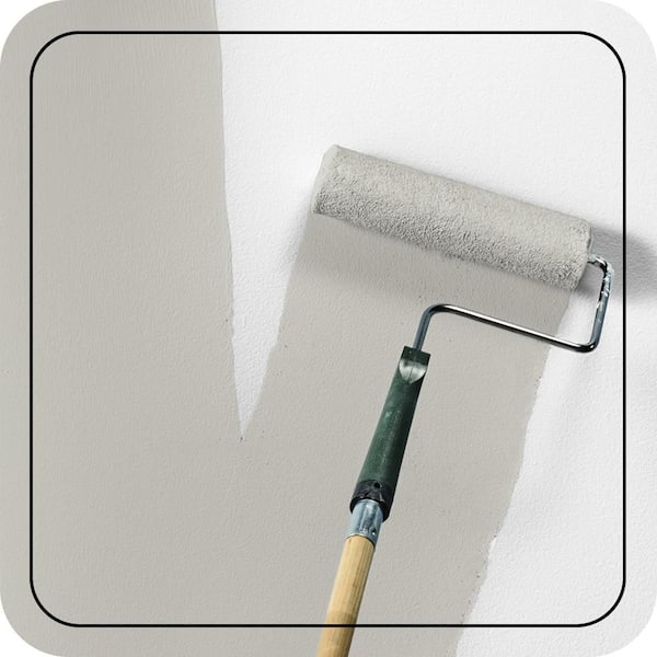 1 gal. Designer Collection #DC-008 Gratifying Gray Ceiling Flat Interior Paint & Primer