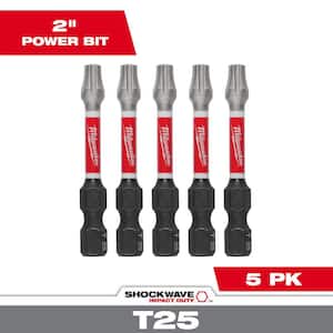 Milwaukee SHOCKWAVE Impact Duty 2 in. T20 Torx Alloy Steel Screw