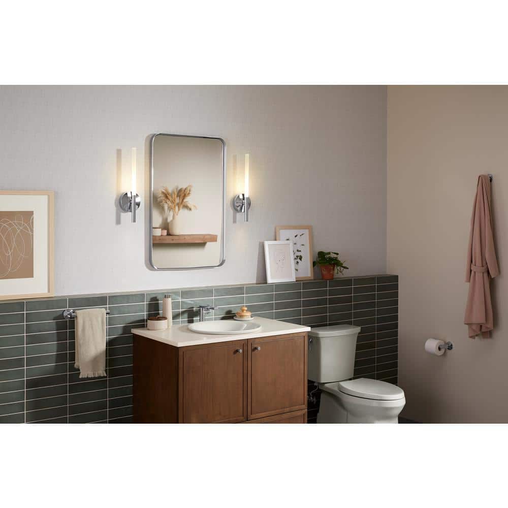 KOHLER Essential 34" x 22" Polished Chrome Rectangular Vanity Mirror
